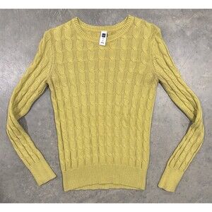 GAP Cable Knit Sweater Womens Medium Casual VTG
